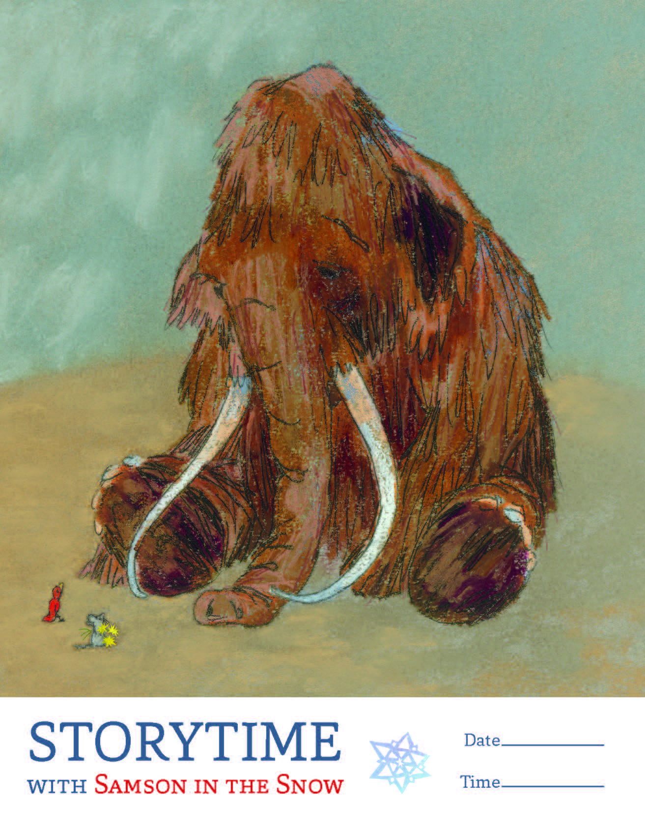 samson-in-the-snow-storytime-sign-1